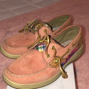 Pink Sperry Shoes